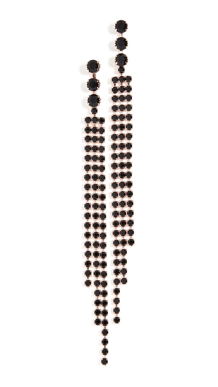 Isabel Marant Crystal Fringe Earrings
