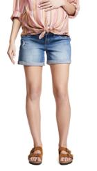 Ingrid Isabel Mia Boyfriend Shorts With Elastic Insets