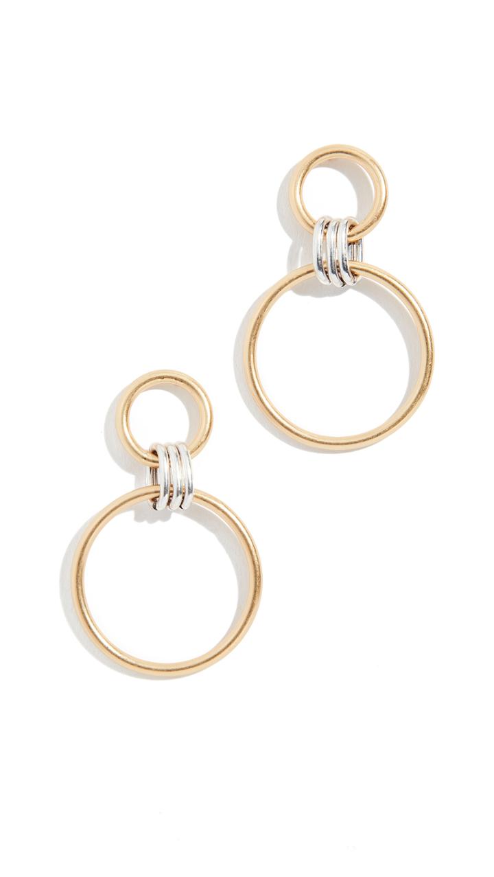 Madewell Triple Link Hoop Earrings