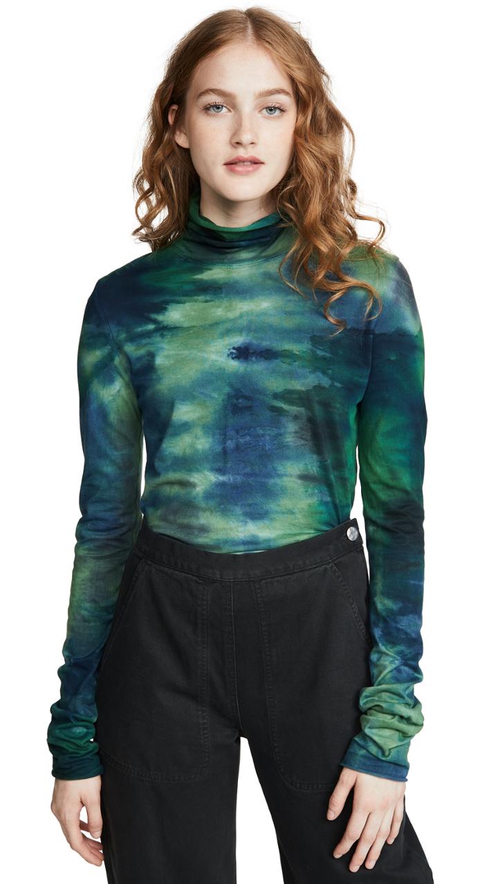 Raquel Allegra Tie Dye Turtleneck