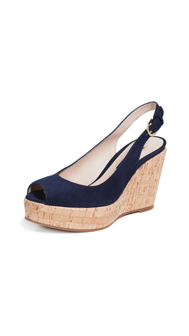 Stuart Weitzman Jean Slingbacks