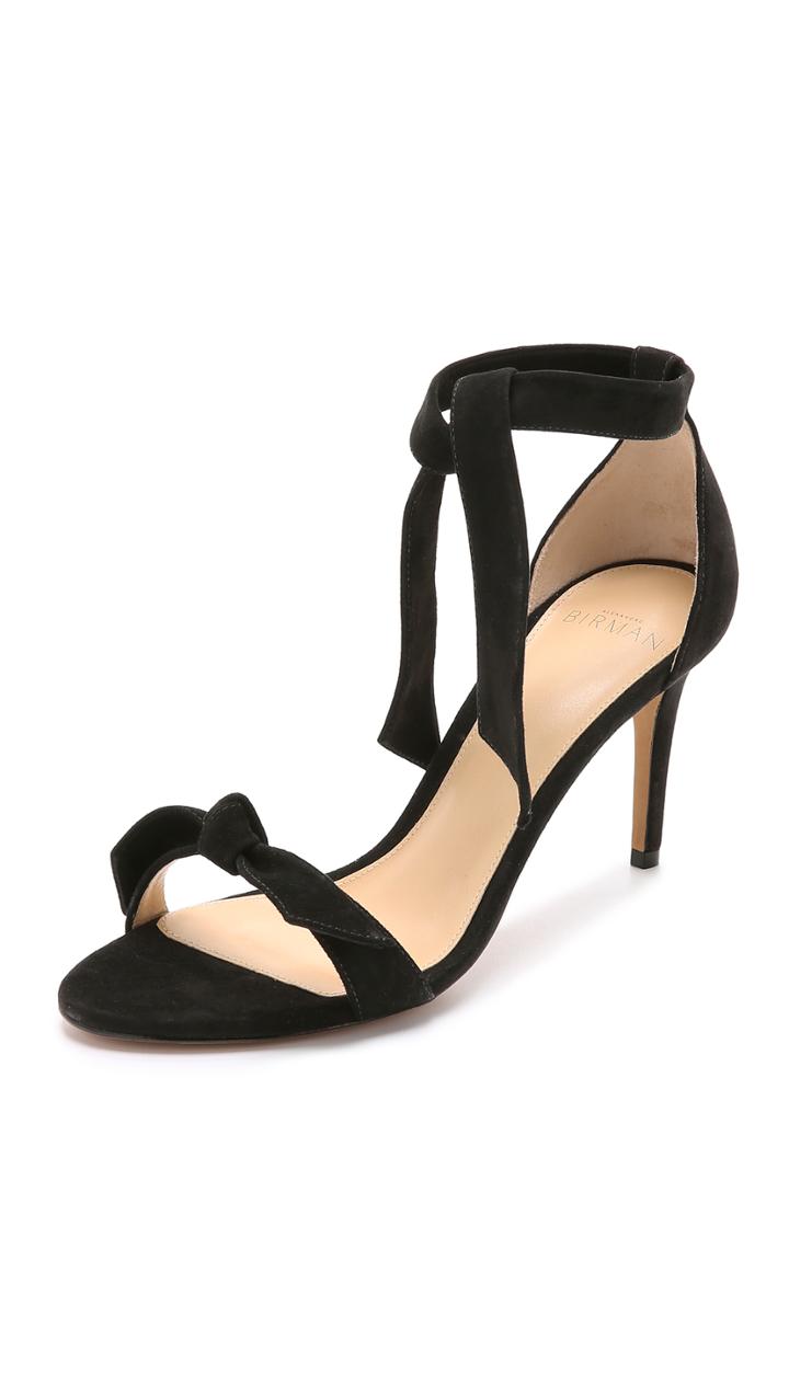 Alexandre Birman Suede Tie Sandals