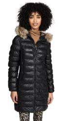 Parajumpers Demi Leather Puffer Jacket