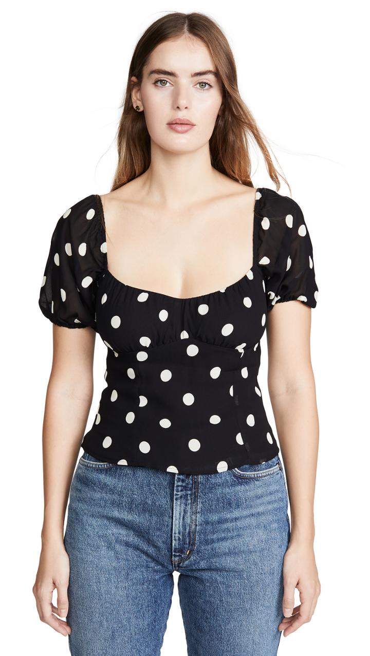 Reformation Berry Top