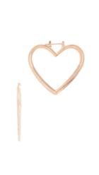 Shashi Heart Hoop Earrings