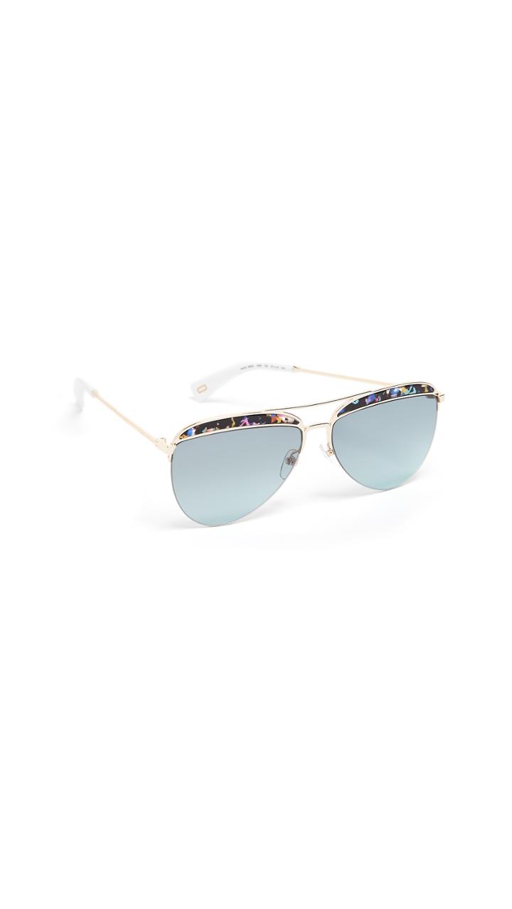 Marc Jacobs Top Frame Aviator Sunglasses