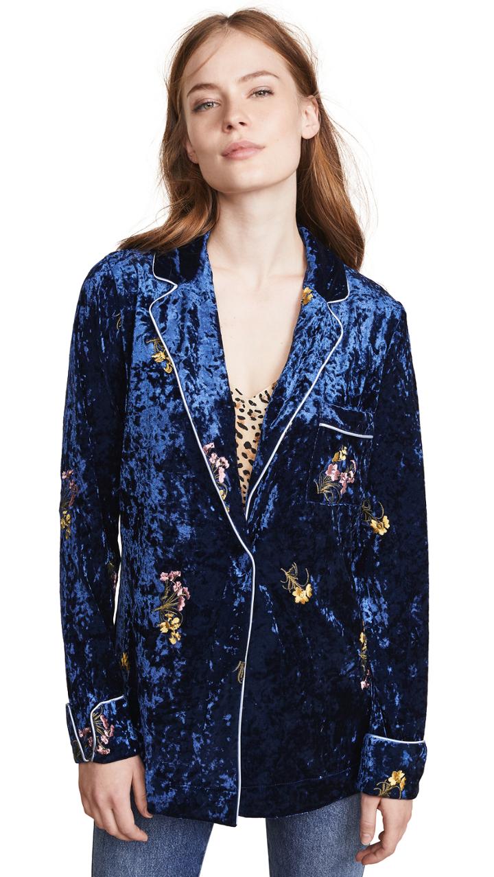 Endless Rose Velvet Pajama Shirt