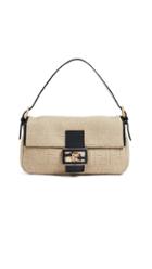 What Goes Around Comes Around Fendi Canvas Baguette Bag