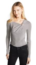 3 1 Phillip Lim Lurex Draped Pullover