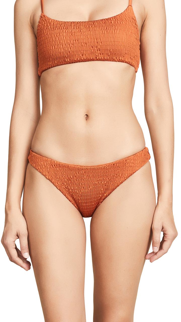 Minkpink Amber Smocked Cheeky Bottoms