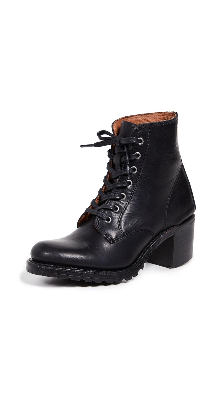 Frye Sabrina 6g Lace Up Boots