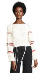 3 1 Phillip Lim Inset Shoulder Pullover Sweater