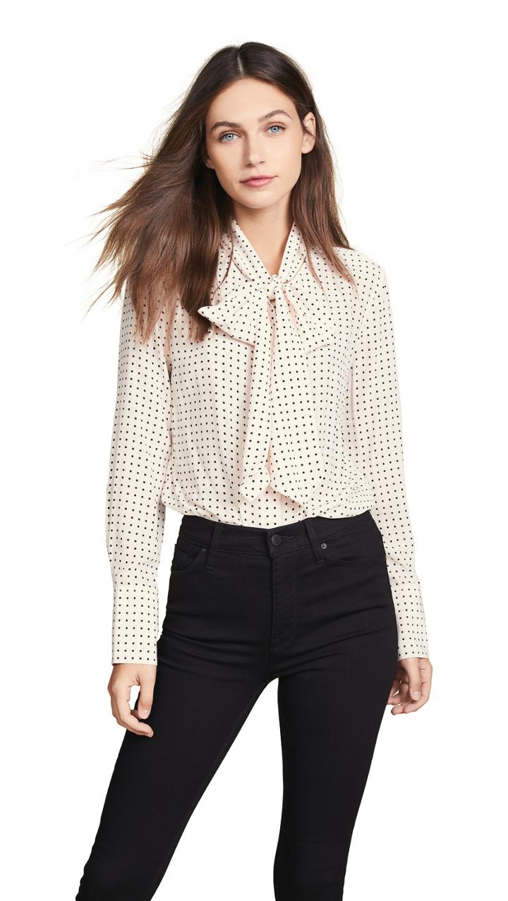 Equipment Nostalgia Dot Luis Blouse