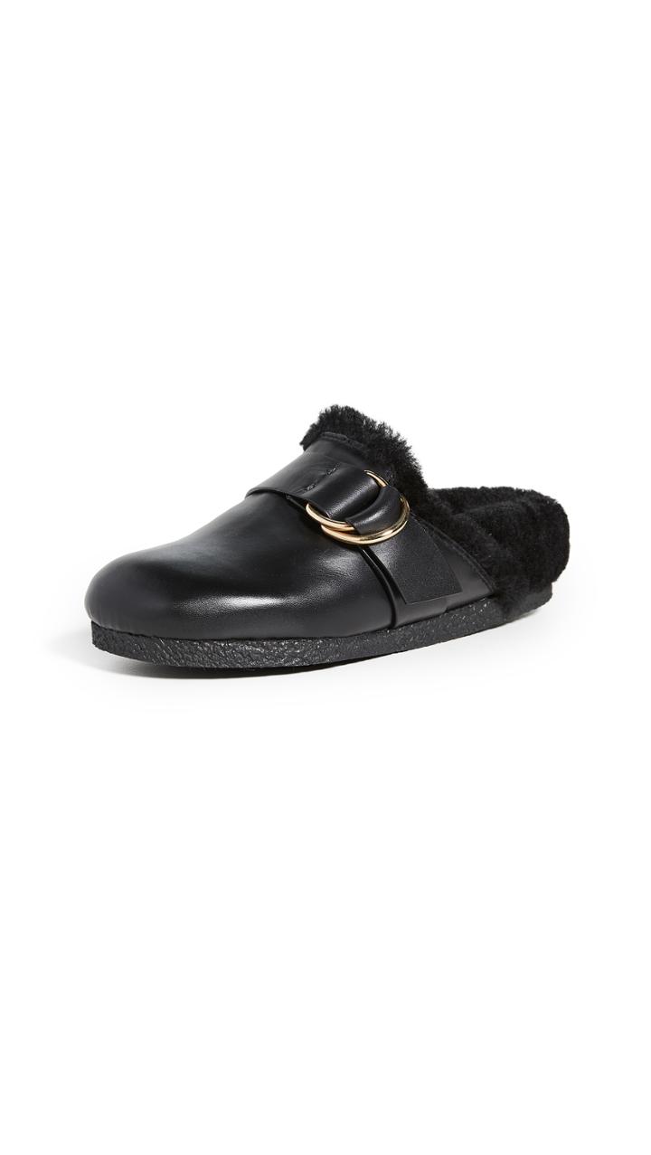 Joseph New Mugello Shearling Mules