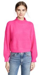 Line Dot Ruby Sweater