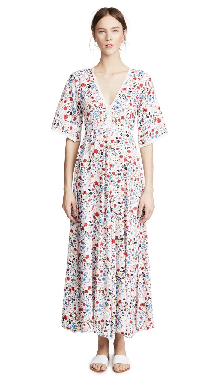 Kos Resort V Neck Maxi Dress
