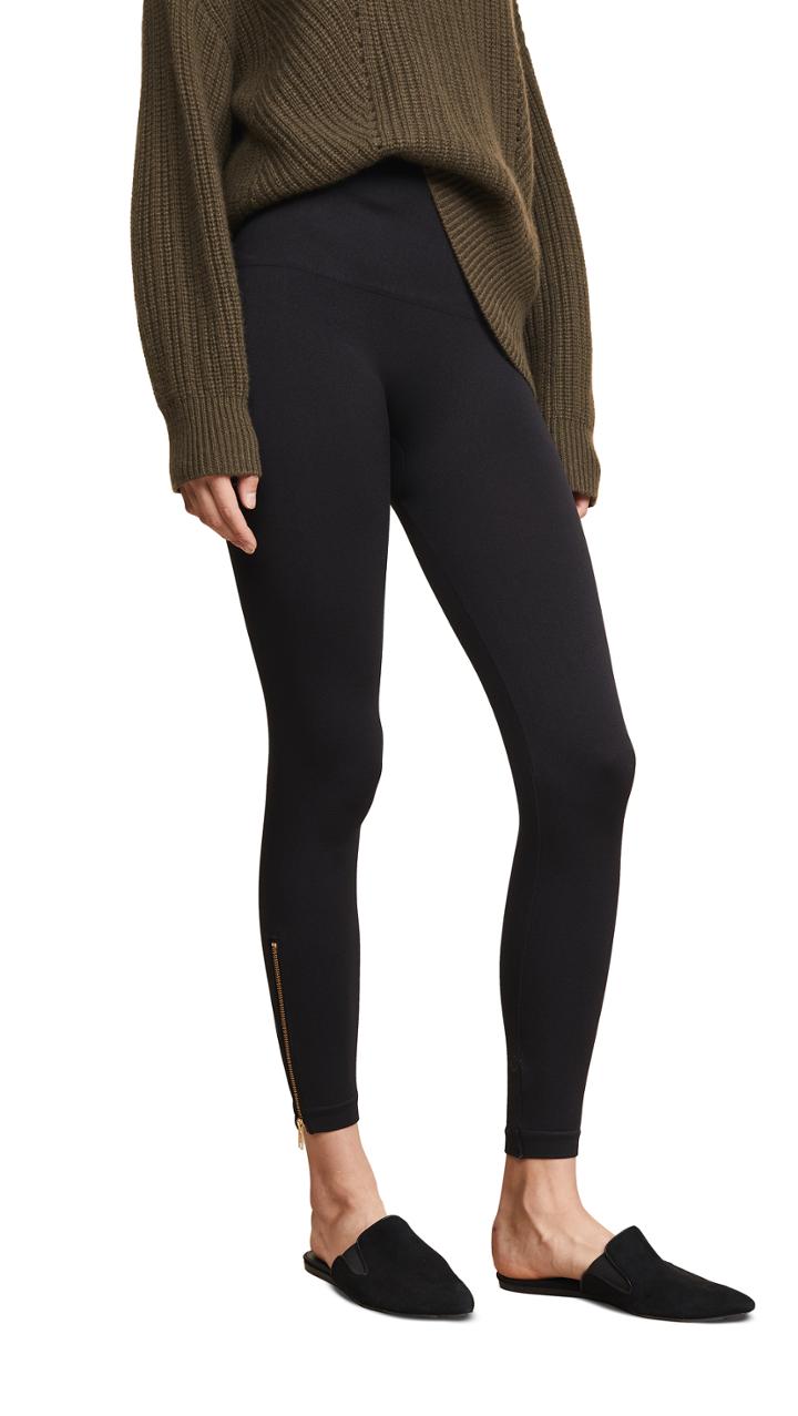 Spanx Look At Me Now Side Zip Leggings
