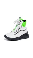 Msgm Chunky Running Lace Up Mid Sneakers
