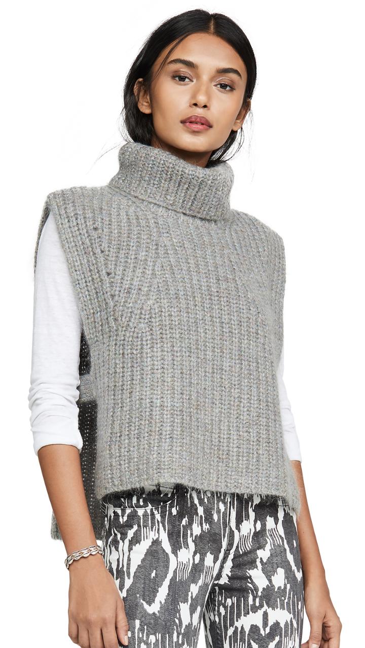Isabel Marant Etoile Megan Sleeveless Turtleneck