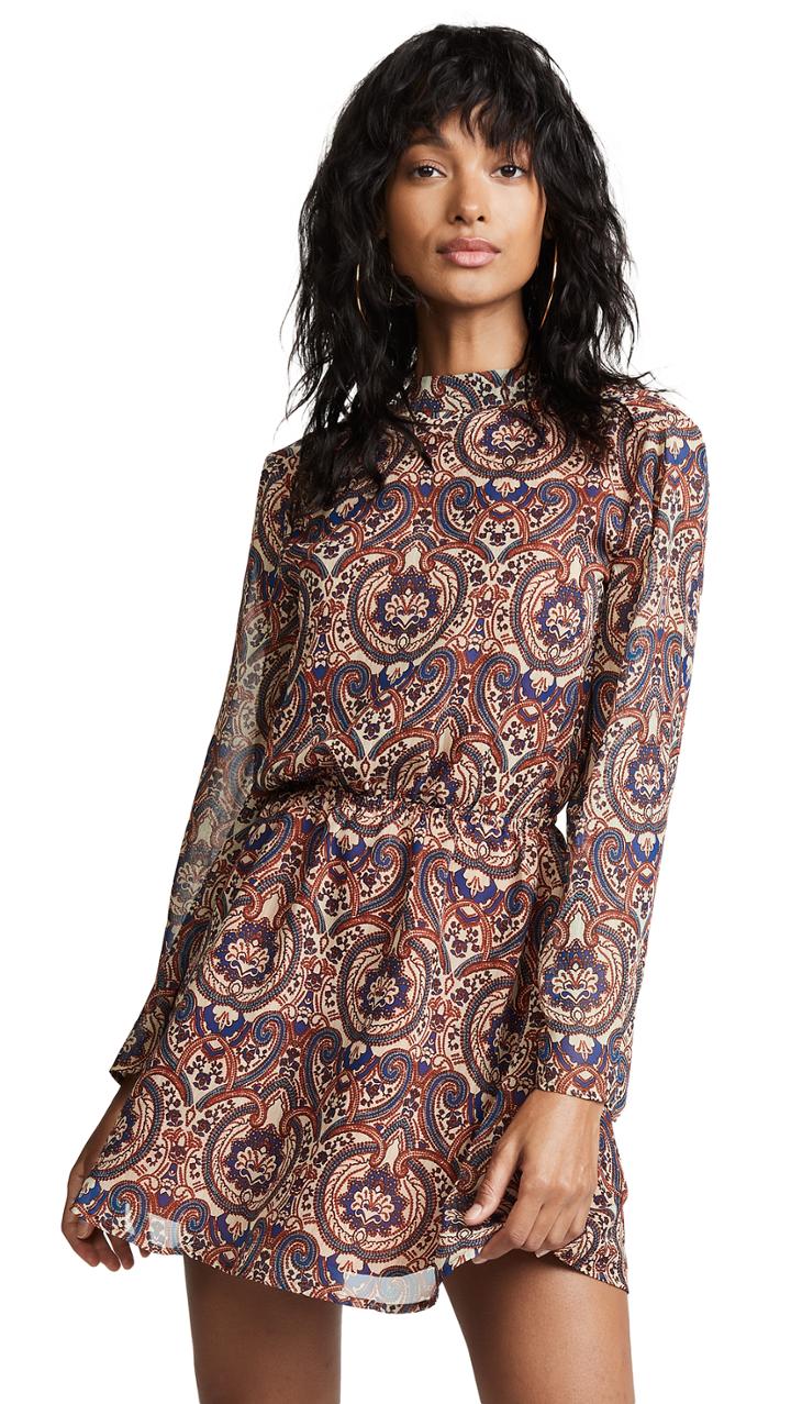 Cupcakes And Cashmere Malory Star Paisley Dress