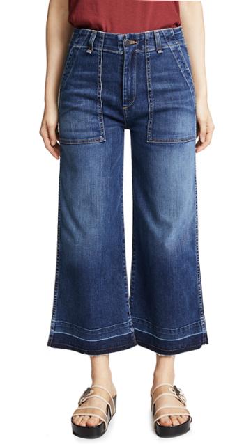 Veronica Beard Jean Lou Gaucho Jeans