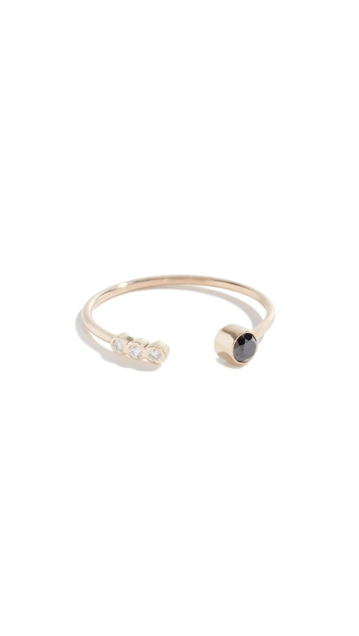 Zoe Chicco 14k Open Ring With Diamonds