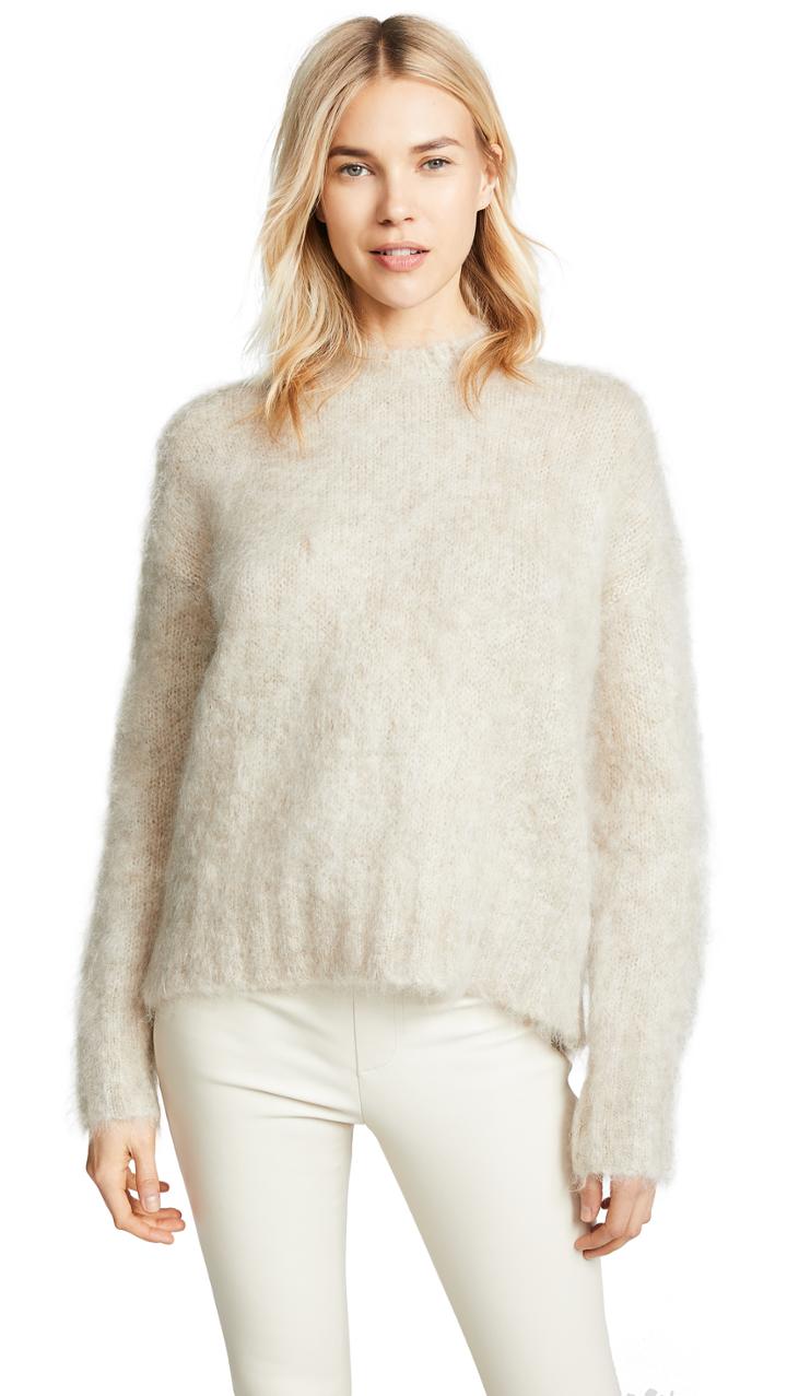 Helmut Lang Brushed Crew Neck Pullover