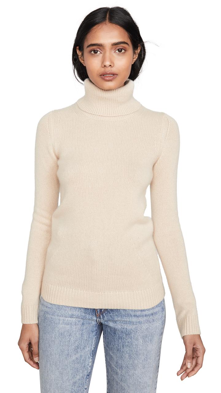 Tse Cashmere Cashmere Fold Over Turtleneck