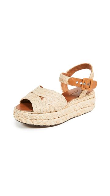 Robert Clergerie Aude Flatform Sandals
