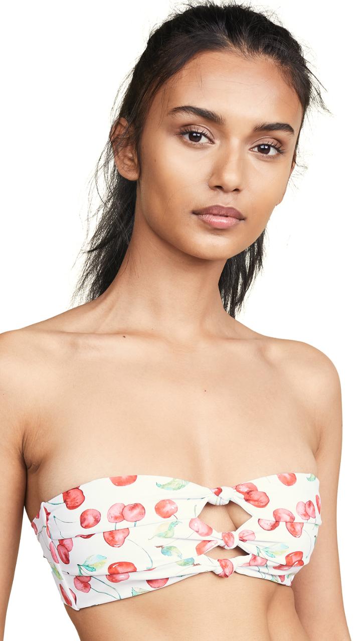 Pilyq Knot Bandeau Top