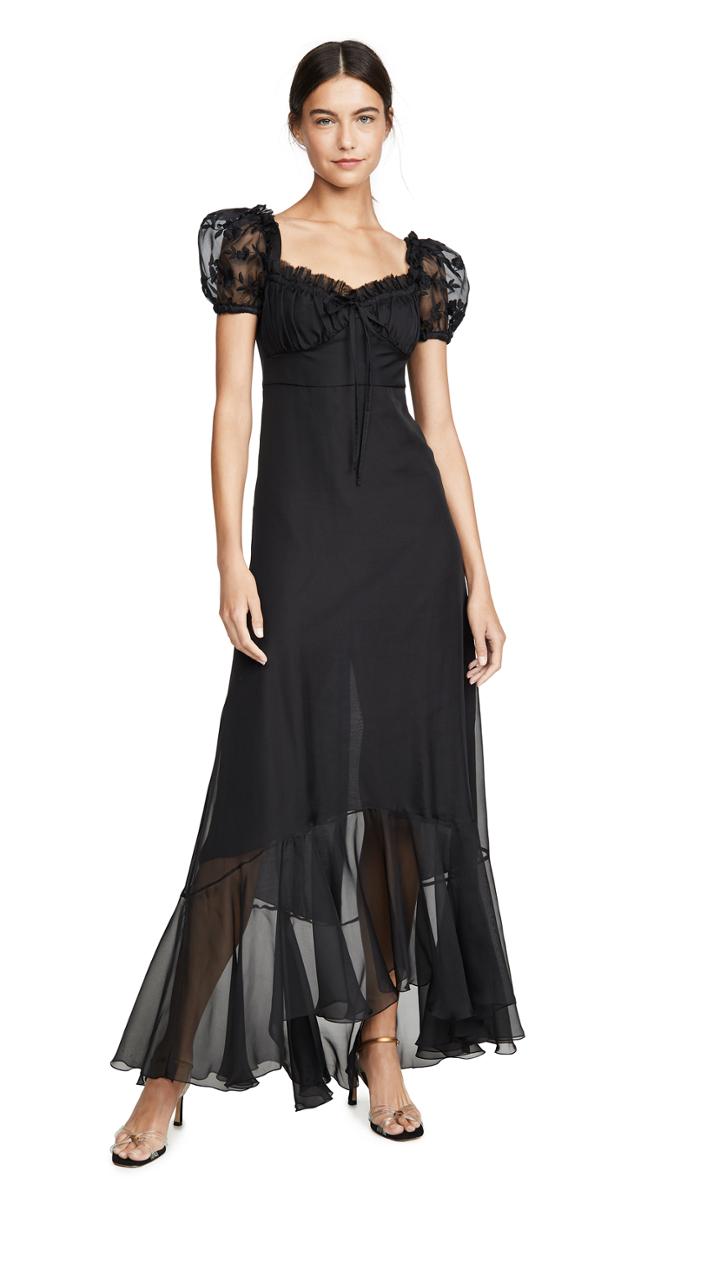 Raquel Diniz Alice Long Short Sleeve Dress