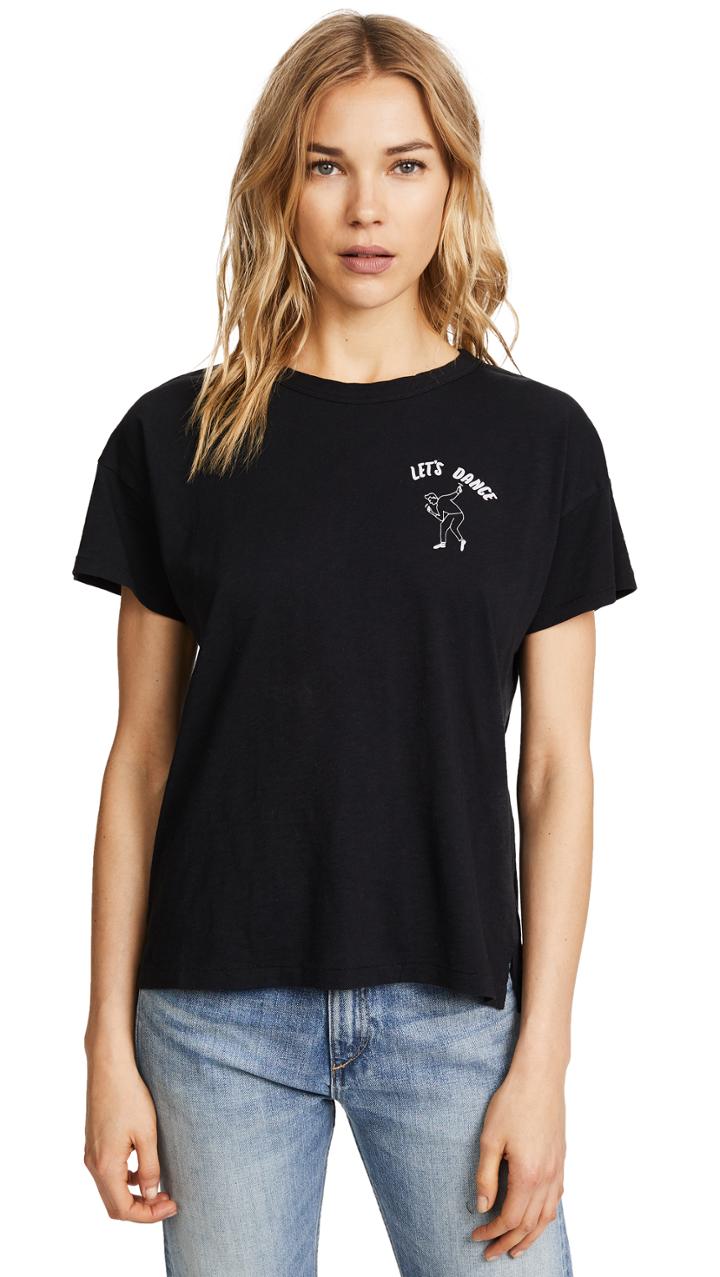 Rag Bone Jean Vintage Lets Dance Crew Tee