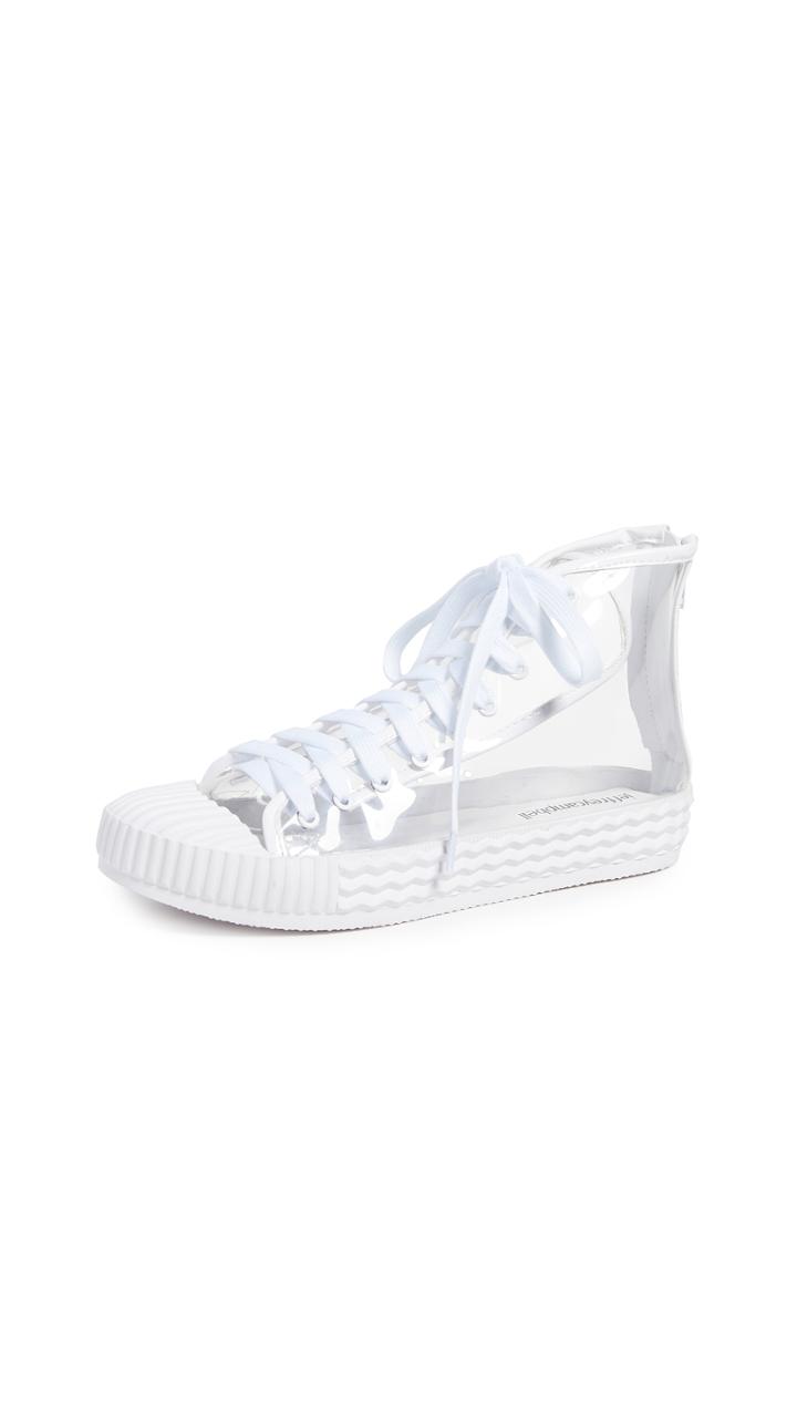 Jeffrey Campbell Ganador Vinyl High Top Sneakers