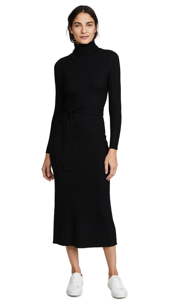 Tome Long Sleeve Turtleneck Maxi Dress