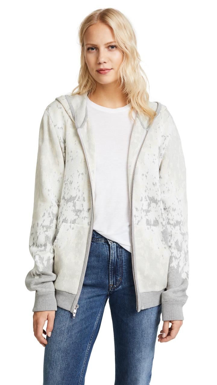 Baja East Double Zip Hoodie