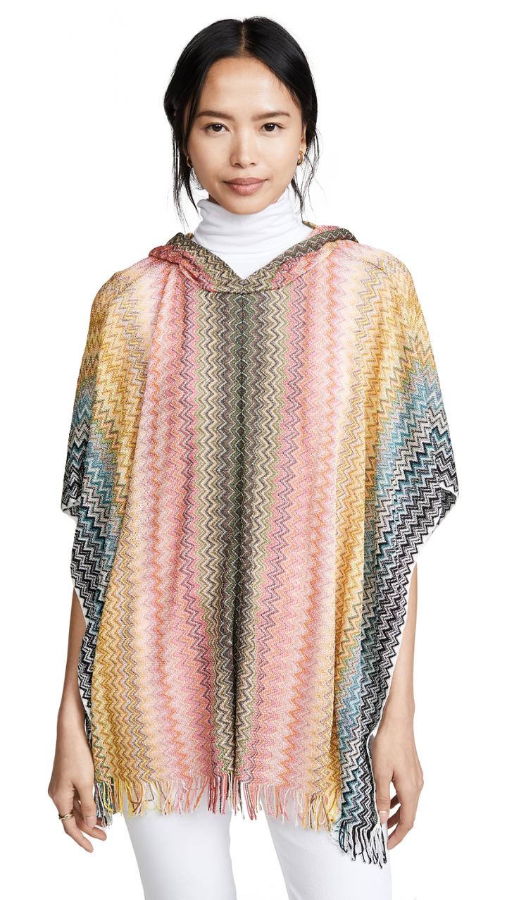 Missoni Hooded Poncho