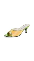 Leandra Medine Floret Sequin Mules