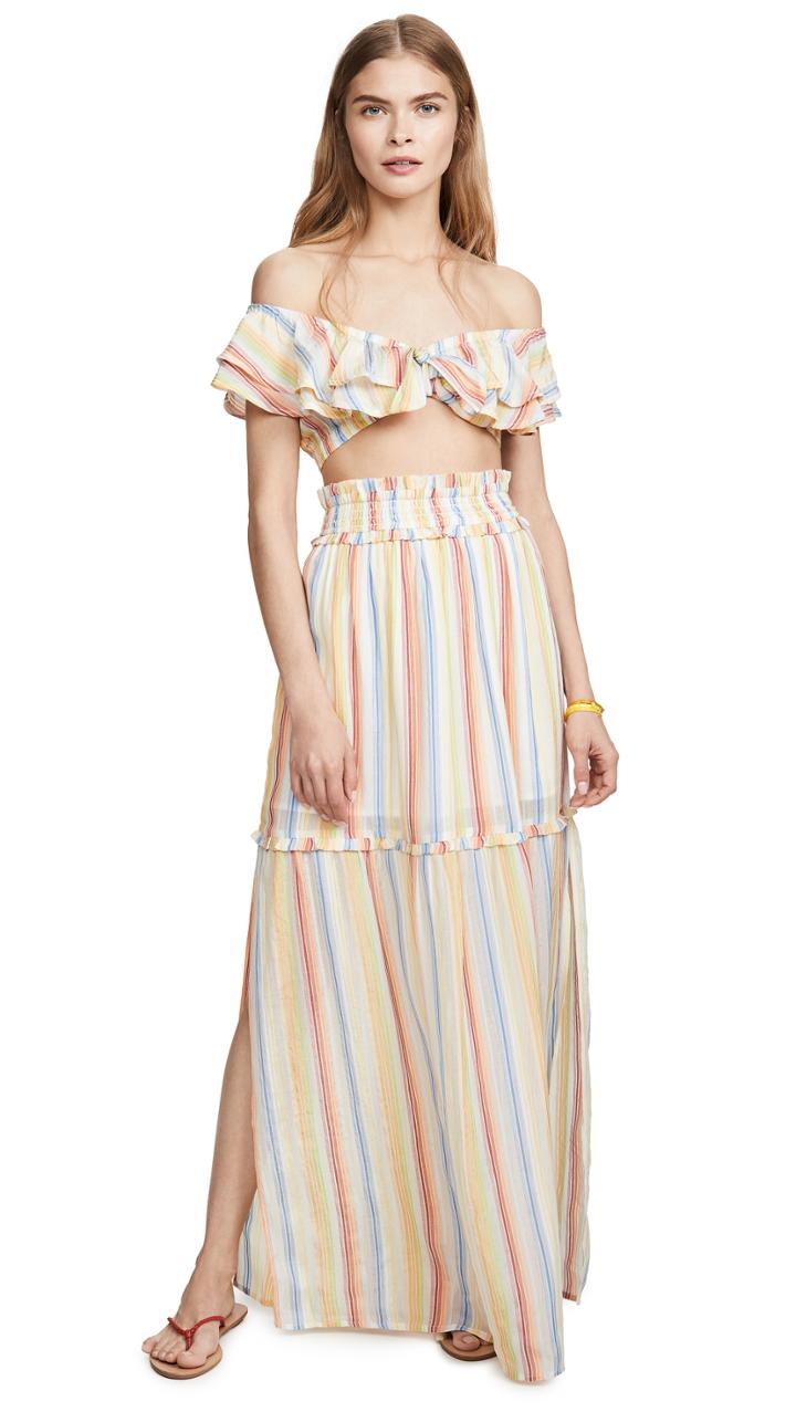 Suboo Playhouse Ruffled Crop Top