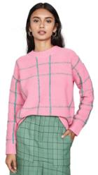 Chinti And Parker Contrast Check Sweater