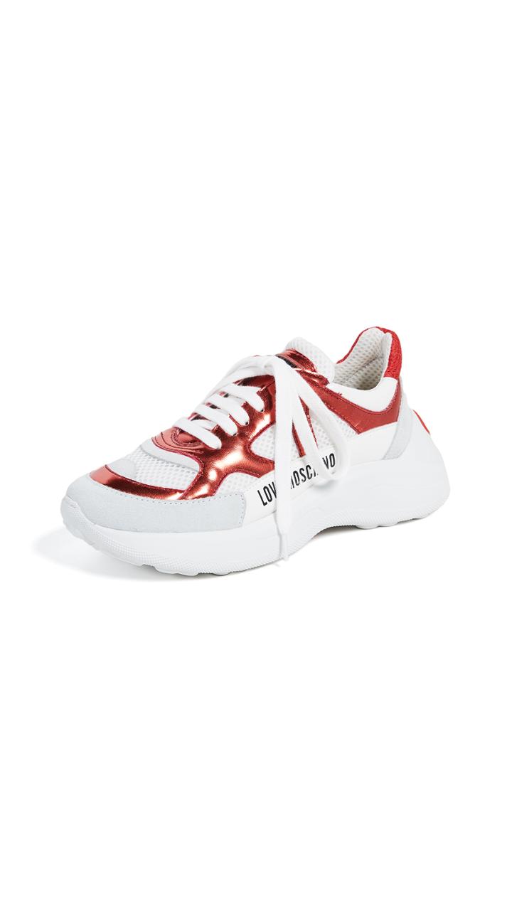 Moschino Super Heart Trainer Sneakers