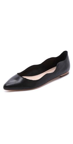 loeffler randall ballet flats black