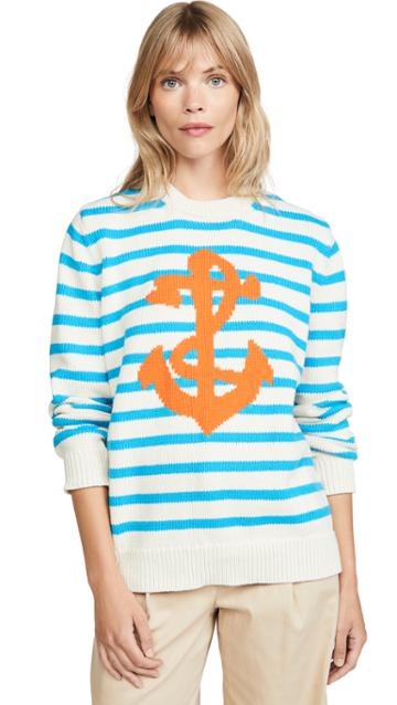 Chinti And Parker Chunky Anchor Sweater