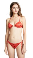 Ganni All Over Print Bikini Set
