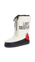 Moschino Shearling Snow Boots