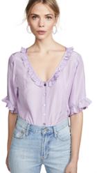 No 6 Georgia Ruffle Top