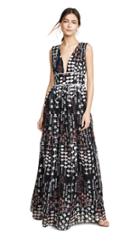 Glamorous Spring Meadow Embroidery Dress