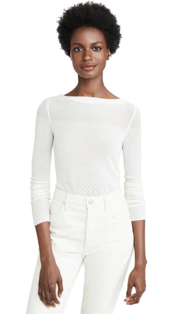 Tse Cashmere Cashmere Pointelle Sweater