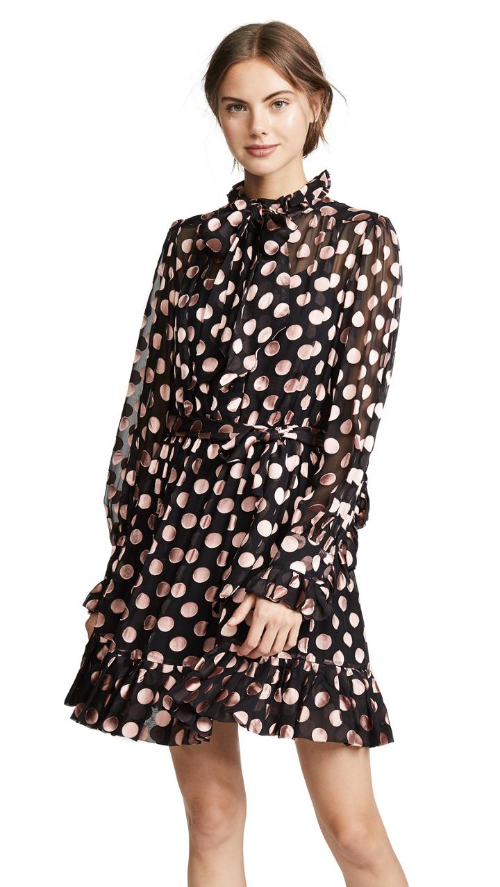 Zimmermann Unbridled Tie Neck Dress