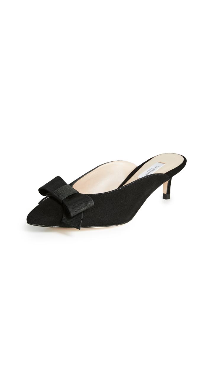 L K Bennett Seren Grossgrain Bow Mules