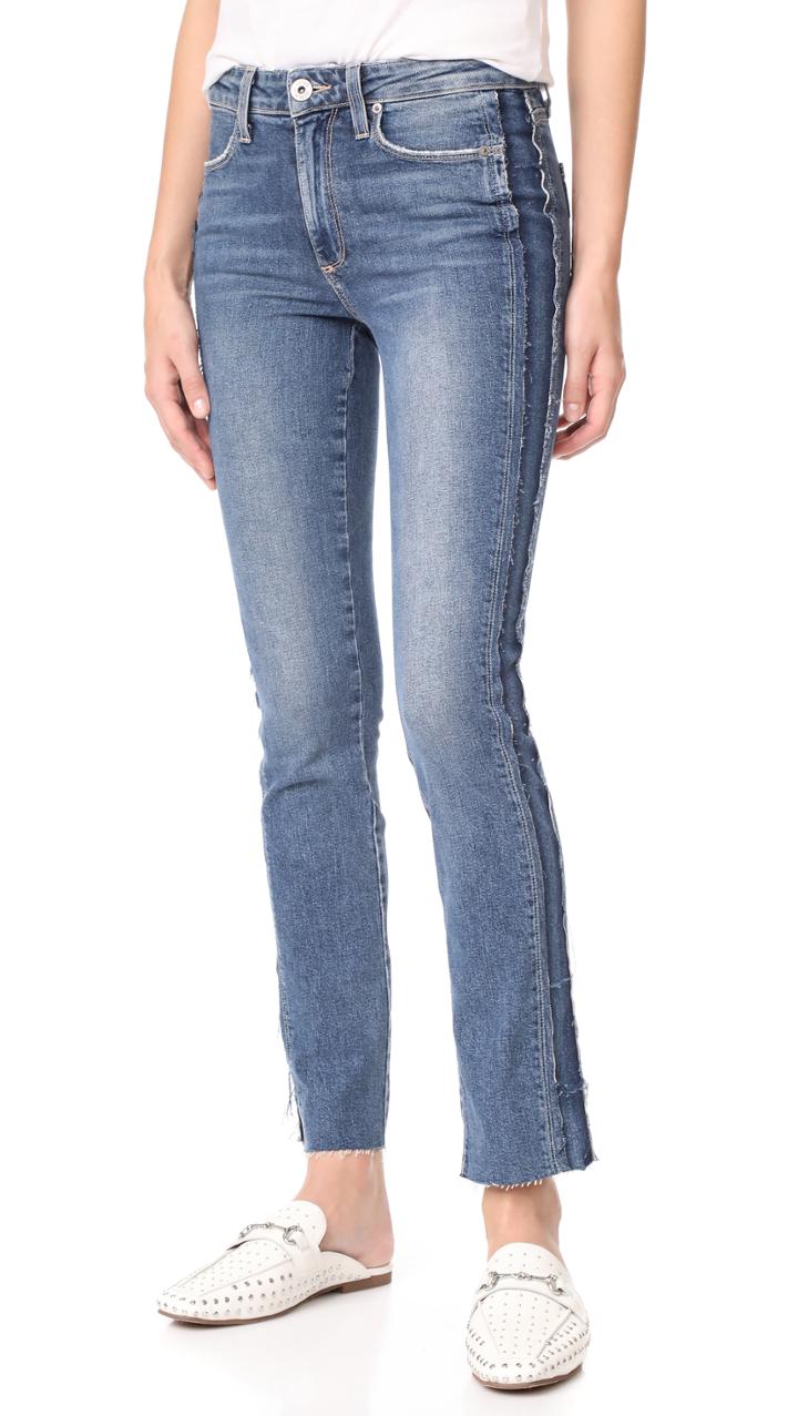 Paige Julia Straight Raw Tux Jeans